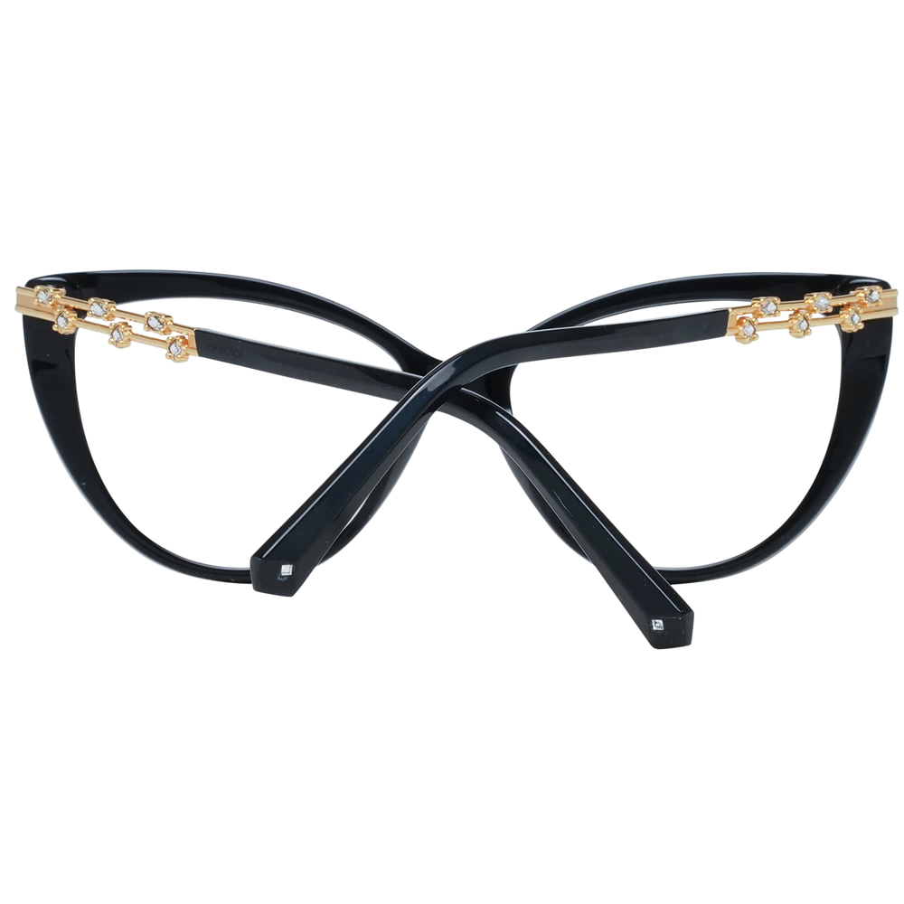 Swarovski Elegant Black Cat Eye Designer Eyeglasses - Eyeglasses
