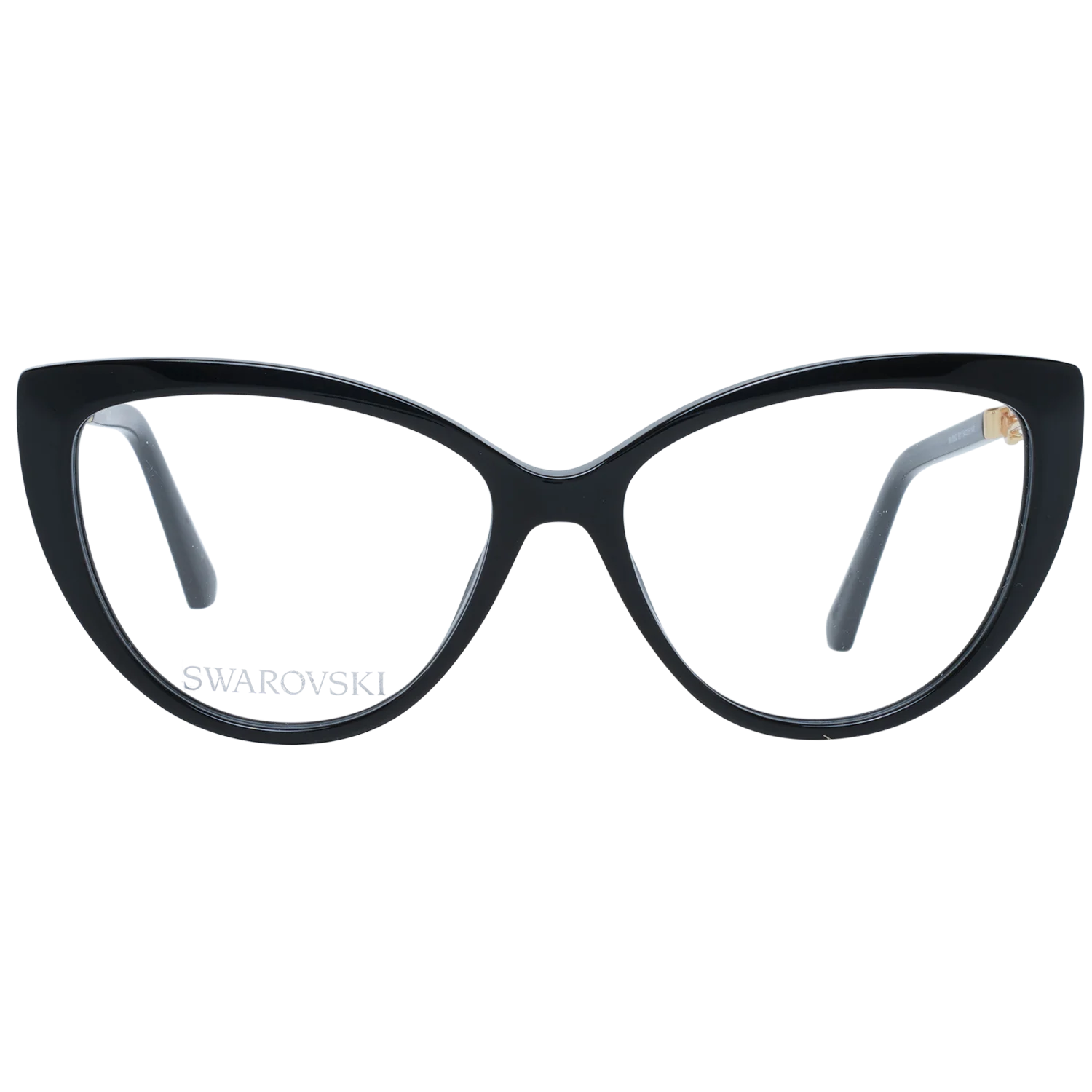 Swarovski Elegant Black Cat Eye Designer Eyeglasses - Eyeglasses