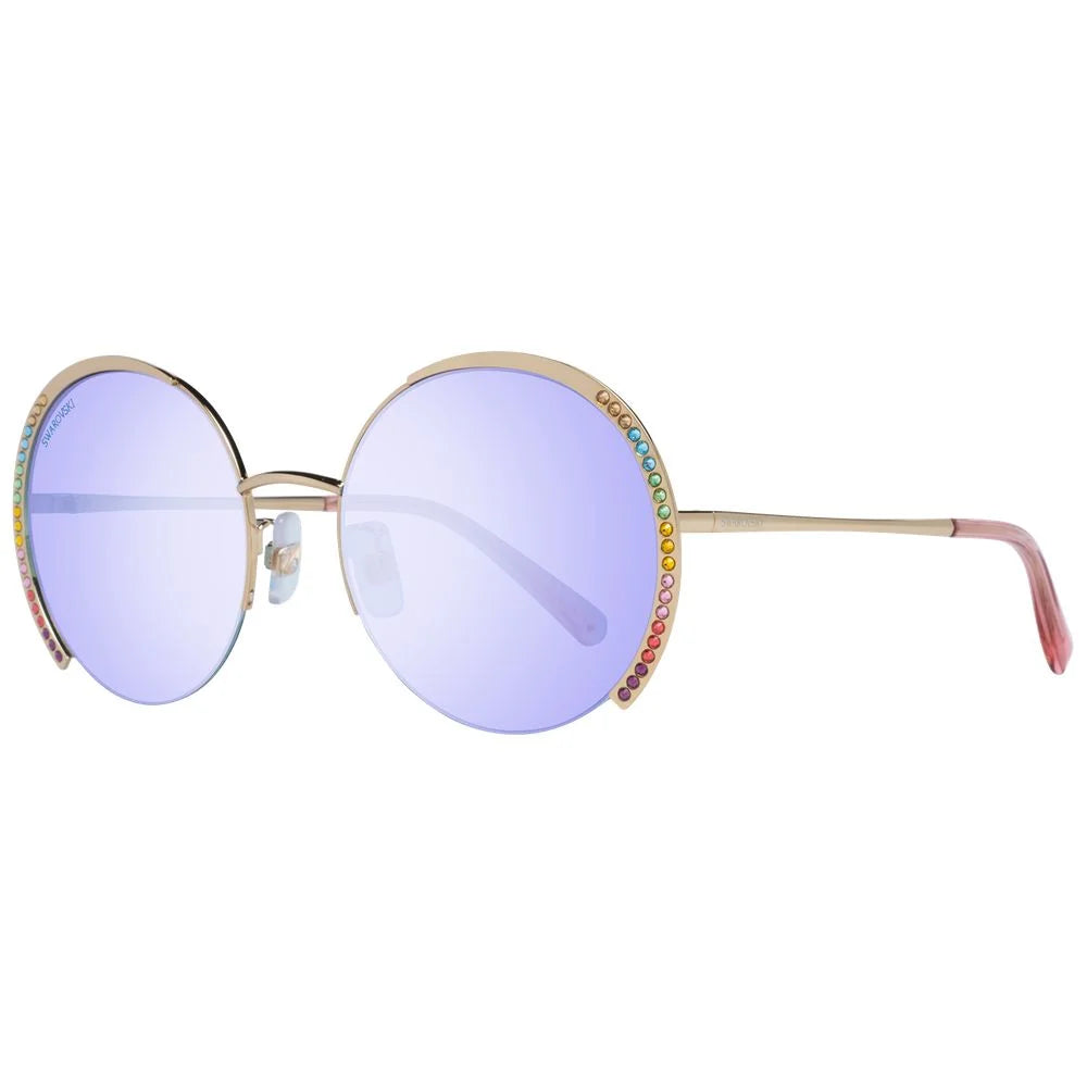 Swarovski Gold Women Sunglass - Sunglasses