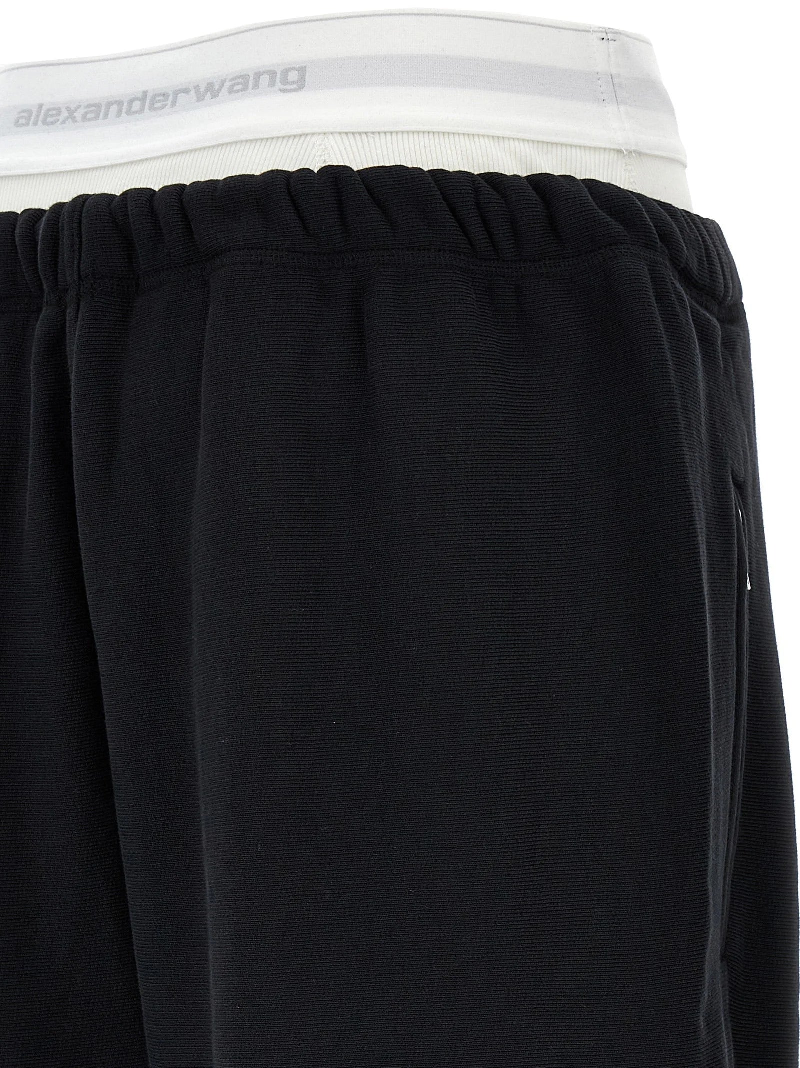 T BY ALEXANDER WANG Black Cotton Joggers (Workout Pants) - M
