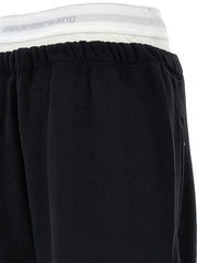 T BY ALEXANDER WANG Black Cotton Joggers (Workout Pants) - M