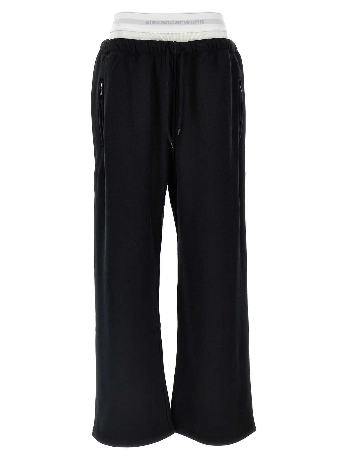 T BY ALEXANDER WANG Black Cotton Joggers (Workout Pants) - M