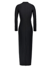 T BY ALEXANDER WANG Black Nylon Midi Dress