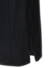 T BY ALEXANDER WANG Black Nylon Midi Dress