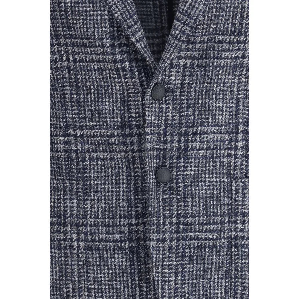 Tagliatore Blue Wool Clothing - IT48 | M