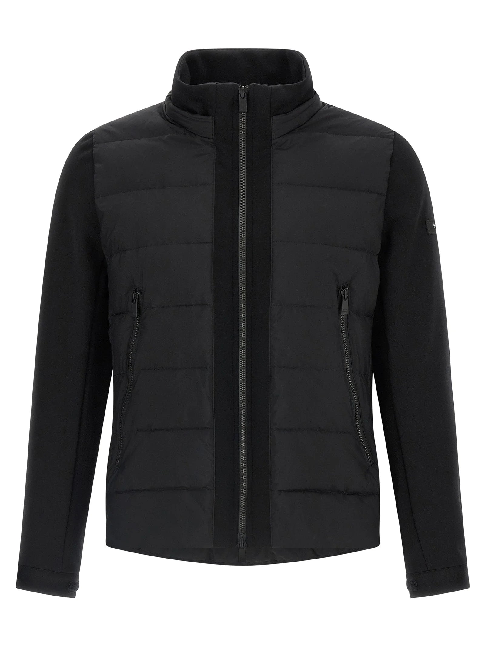 Tatras Black Nylon Full-Length Jacket