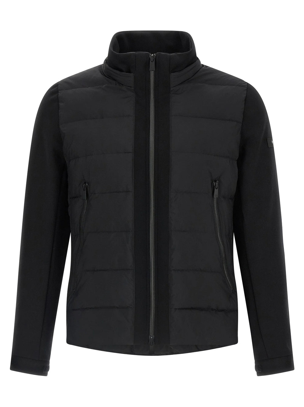 Tatras Black Nylon Full-Length Jacket