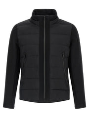 Tatras Black Nylon Full-Length Jacket