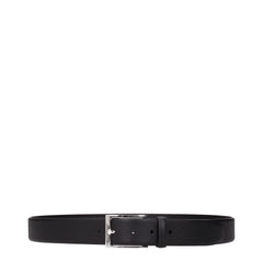 Testoni Black Leather Regular Belts - Belts
