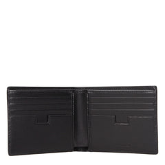 Testoni Black Leather Wallets