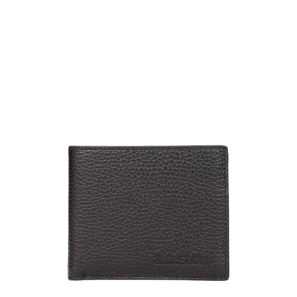Testoni Black Leather Wallets