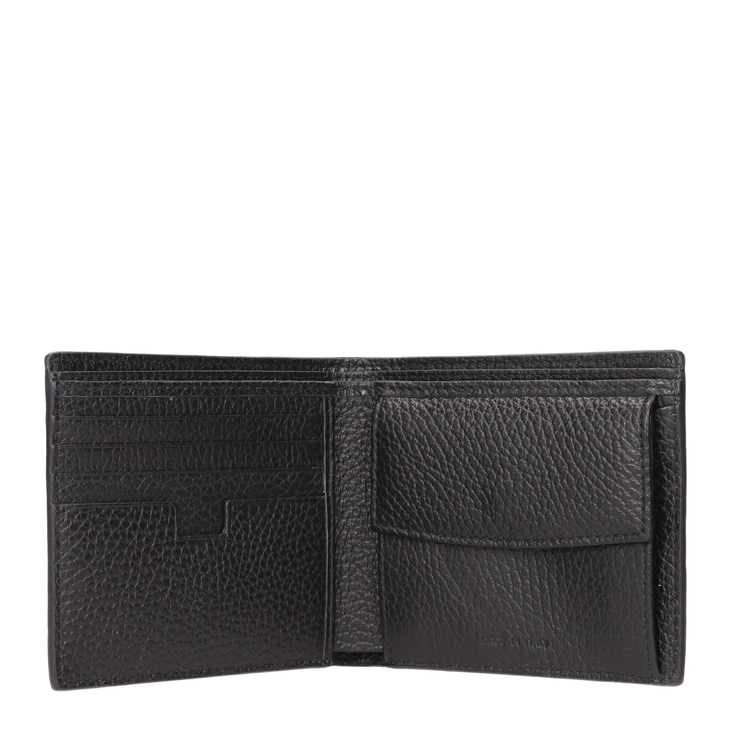 Testoni Black Leather Wallets - Wallets