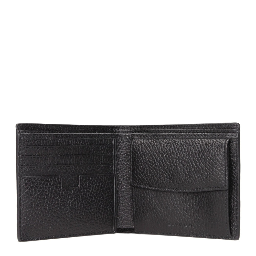 Testoni Black Leather Wallets - Wallets