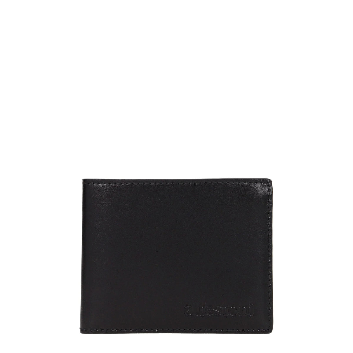 Testoni Black Leather Wallets
