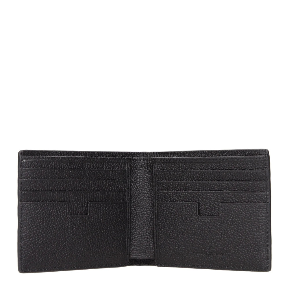 Testoni Black Leather Wallets