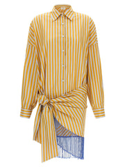 The Andamane Bicolor Cotton Short Dress - IT40