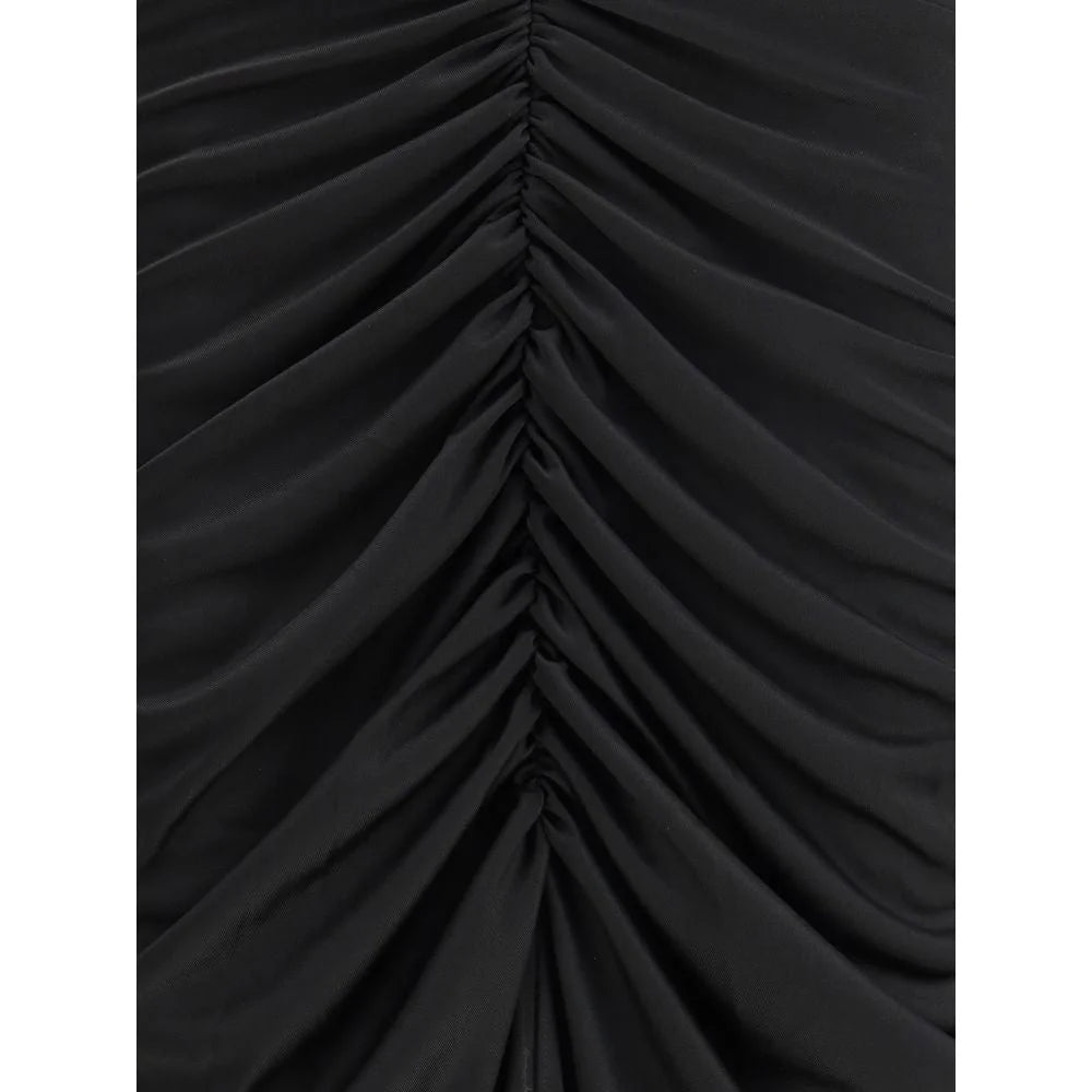 The Andamane Black Acetate Casual Dress - IT42 | L