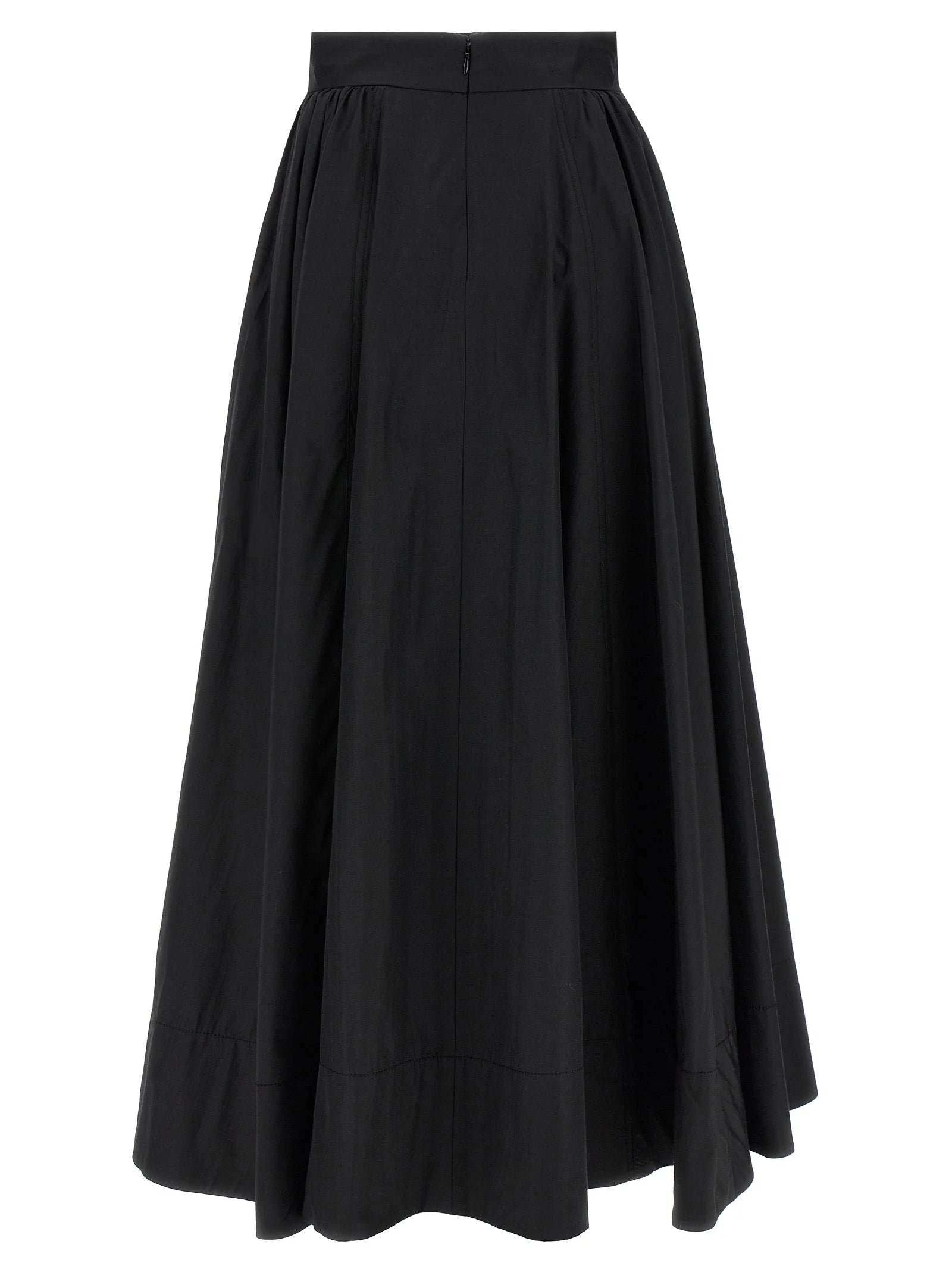 The Andamane Black Polyester Mini Skirt - IT38