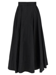 The Andamane Black Polyester Mini Skirt - IT38