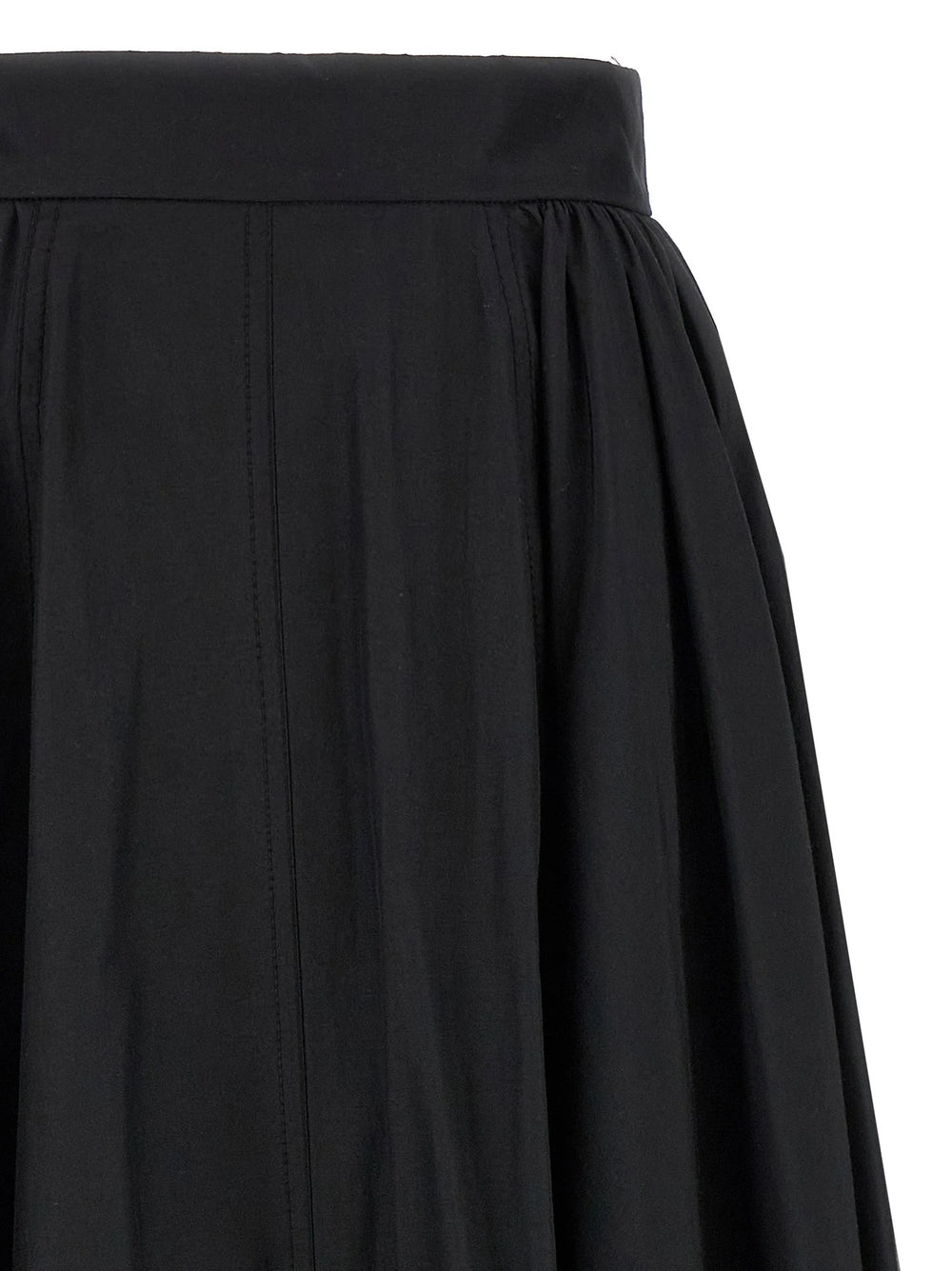 The Andamane Black Polyester Mini Skirt - IT38