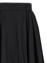 The Andamane Black Polyester Mini Skirt - IT38