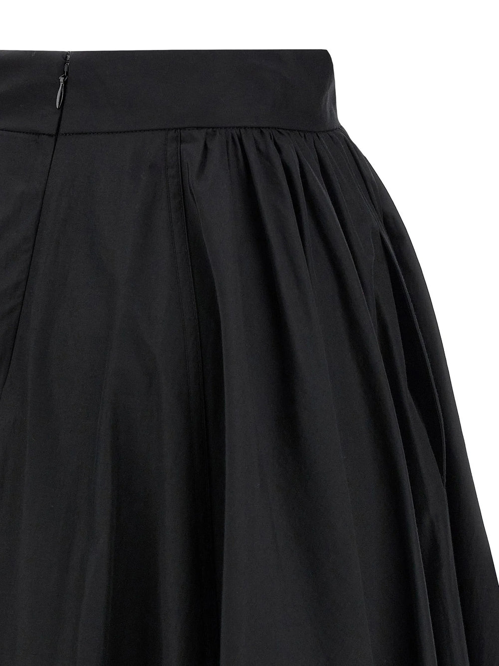 The Andamane Black Polyester Mini Skirt - IT38