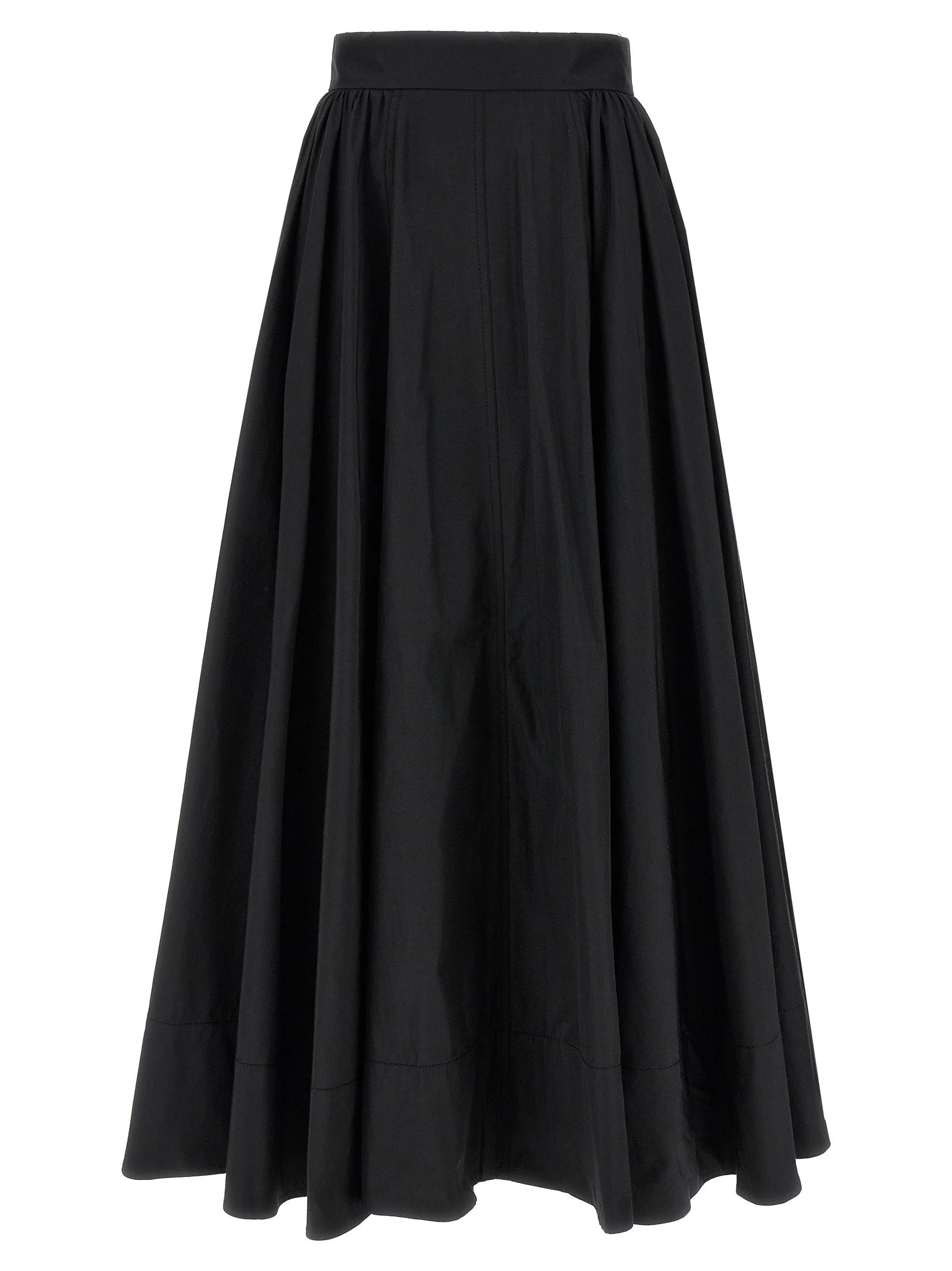 The Andamane Black Polyester Mini Skirt - IT38