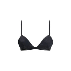 The Andamane Black Viscose Bra - M