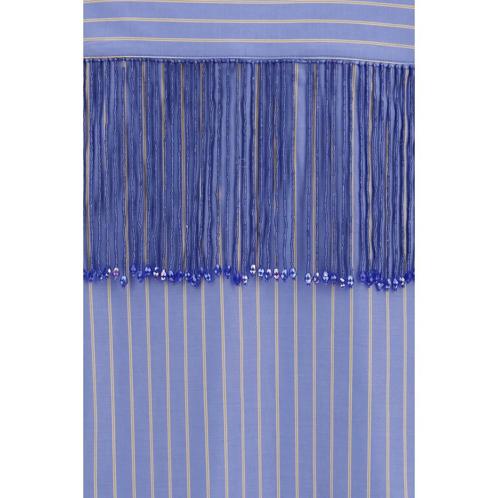 The Andamane Blue Cotton Dress Shirt