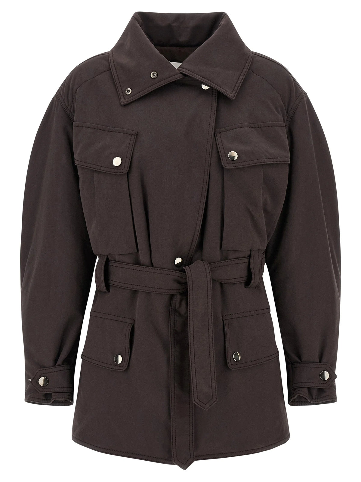 The Andamane Brown Polyester Parka