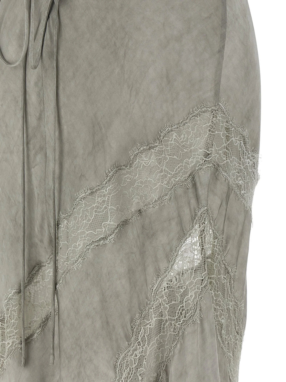 The Andamane Gray Viscose Long Dress