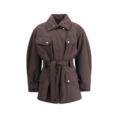 The Andamane Purple Polyester Coat - IT38 | S