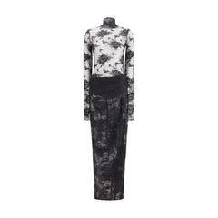 The Andamane Tessa sheer Lace Jumpsuit