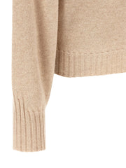 The Attico Beige Cashmere Cardigan