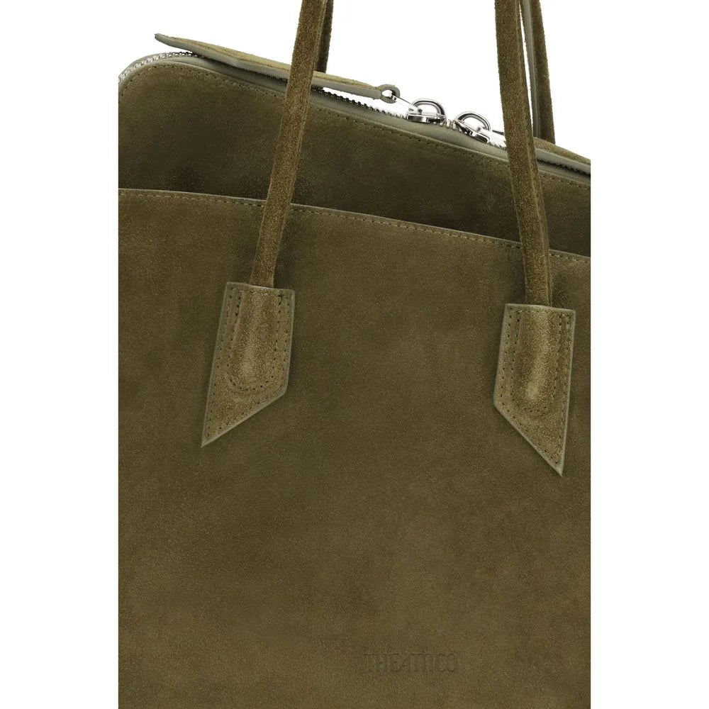 The Attico Bicolor Calf Leather Bos Taurus Shoulder Bag