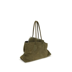 The Attico Bicolor Calf Leather Bos Taurus Shoulder Bag