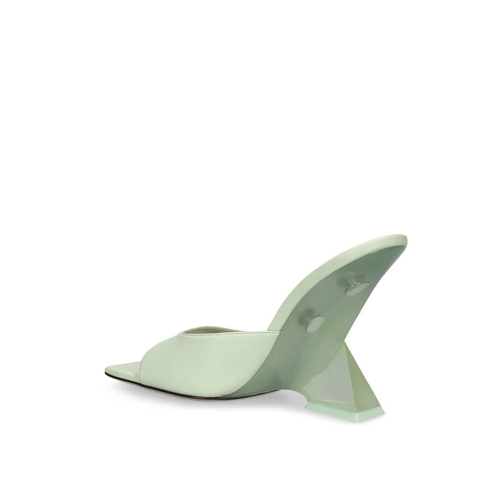 The Attico Bicolor Calfskin Platform Sandals - EU36/US6