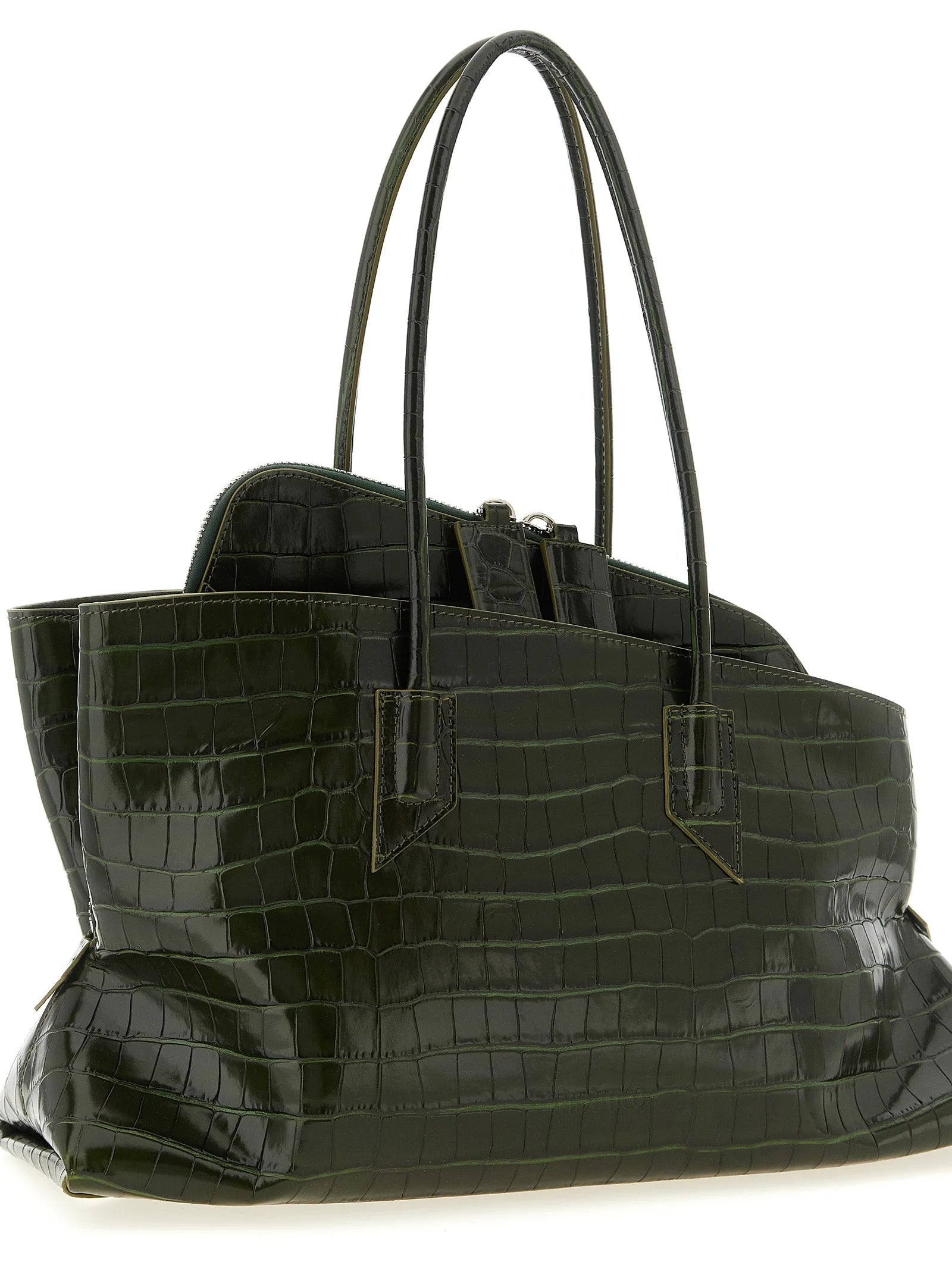 The Attico Bicolor Calfskin Shoulder Bag