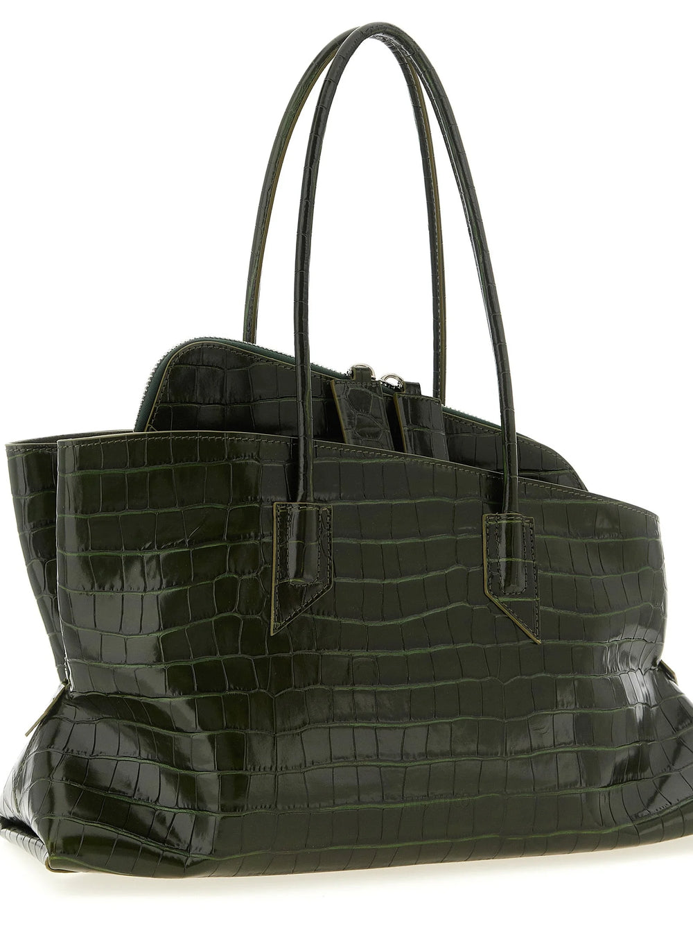 The Attico Bicolor Calfskin Shoulder Bag