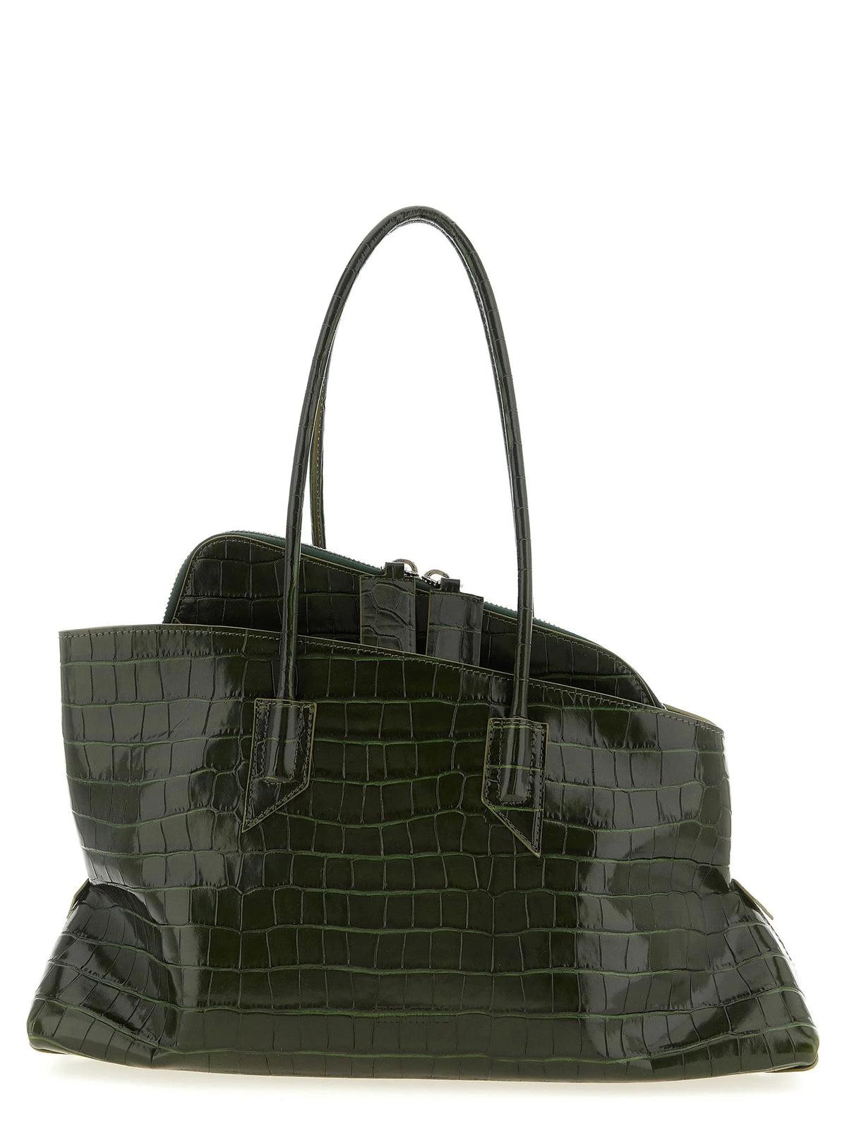 The Attico Bicolor Calfskin Shoulder Bag