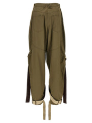 The Attico Bicolor Cotton Cargo Pants - IT40