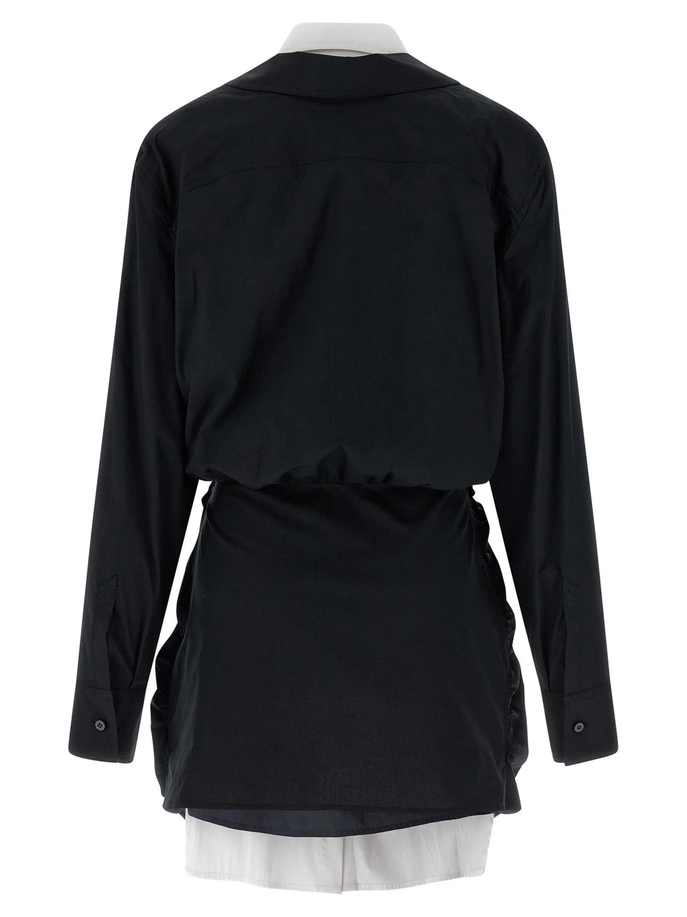 The Attico Bicolor Cotton Short Dress