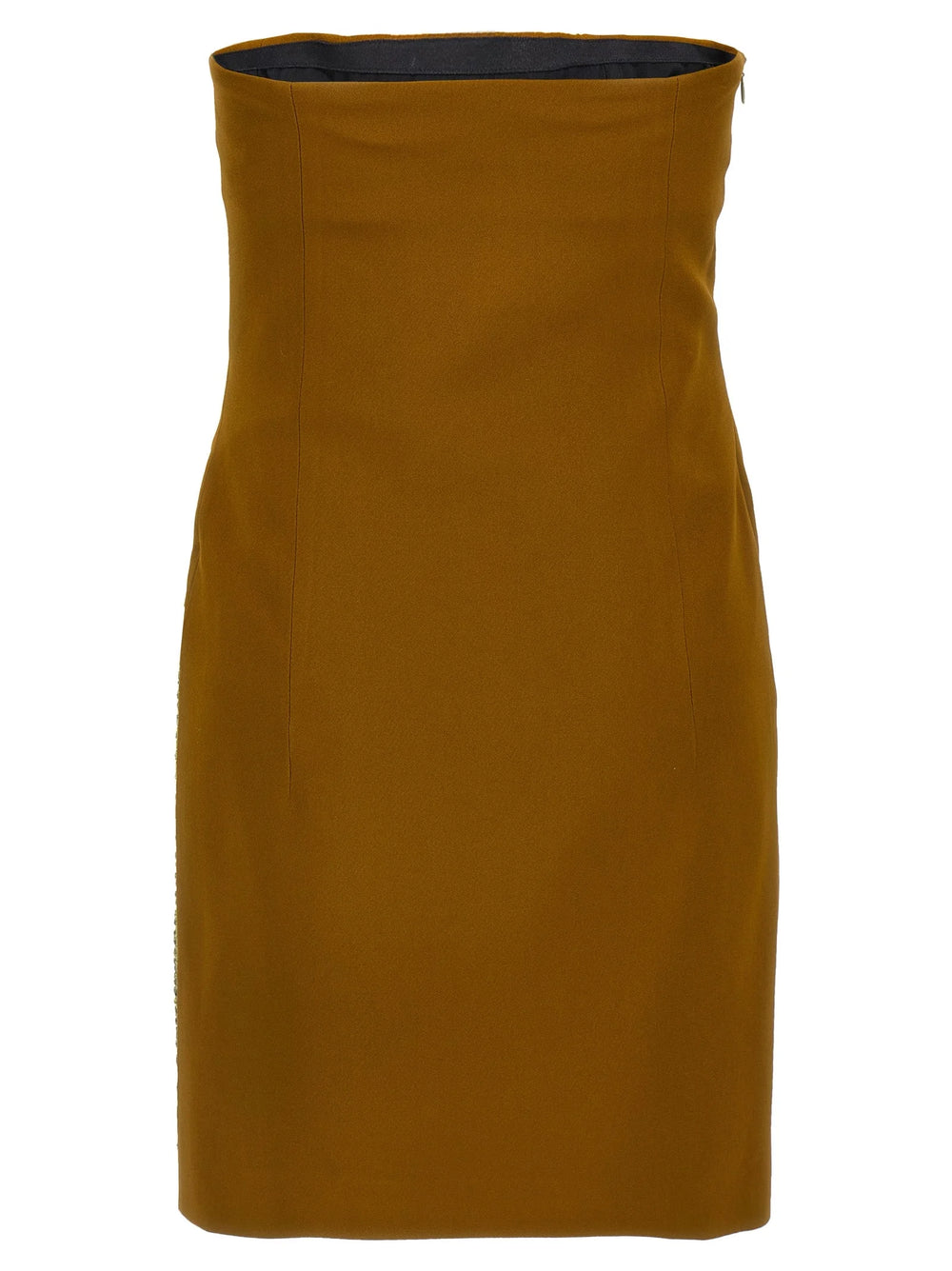 The Attico Bicolor Marabou Short Dress - IT42