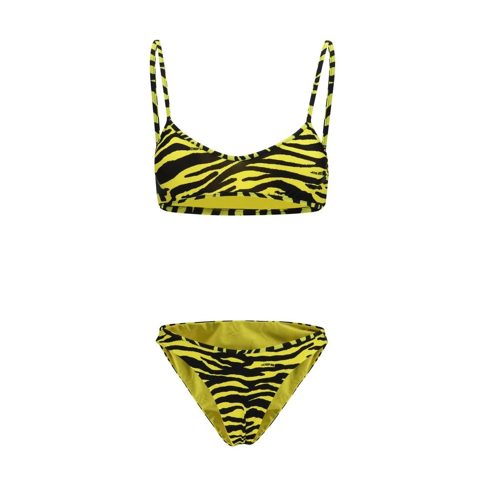 The Attico Bicolor Polyester Bikini