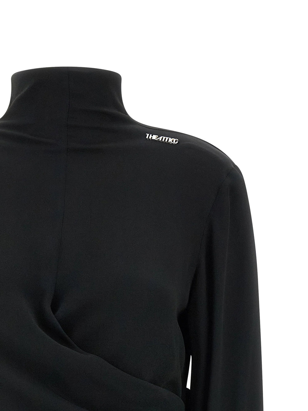 The Attico Black Acetate Tank Tops