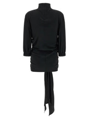 The Attico Black Acetate Tank Tops