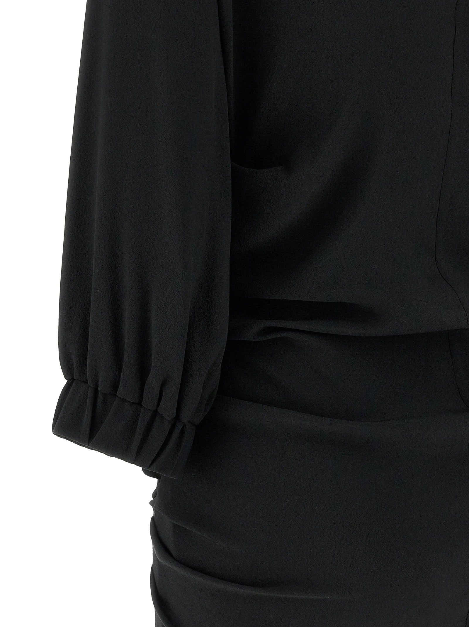 The Attico Black Acetate Tank Tops