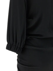 The Attico Black Acetate Tank Tops