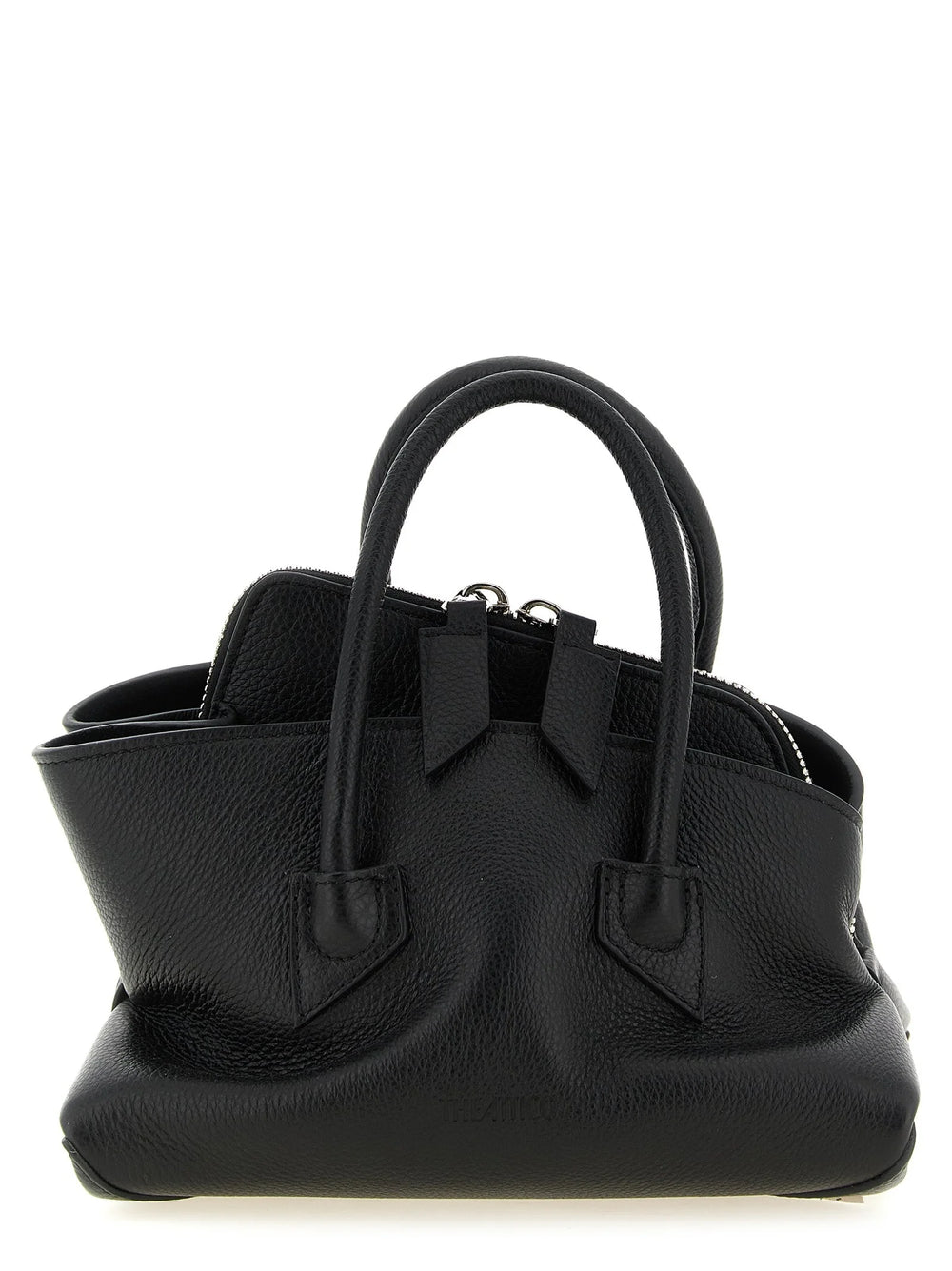 The Attico Black Bovine Leather Handbag