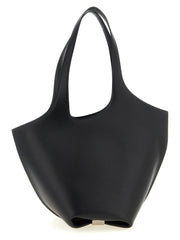 The Attico Black Calfskin Shoulder Bag